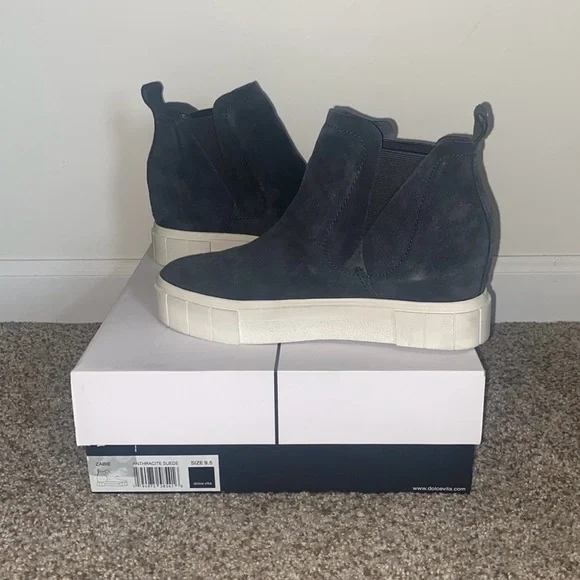 Dolce Vita Suede Boots -Zabie in Anthracite Size 9.5 - Picture 4 of 5